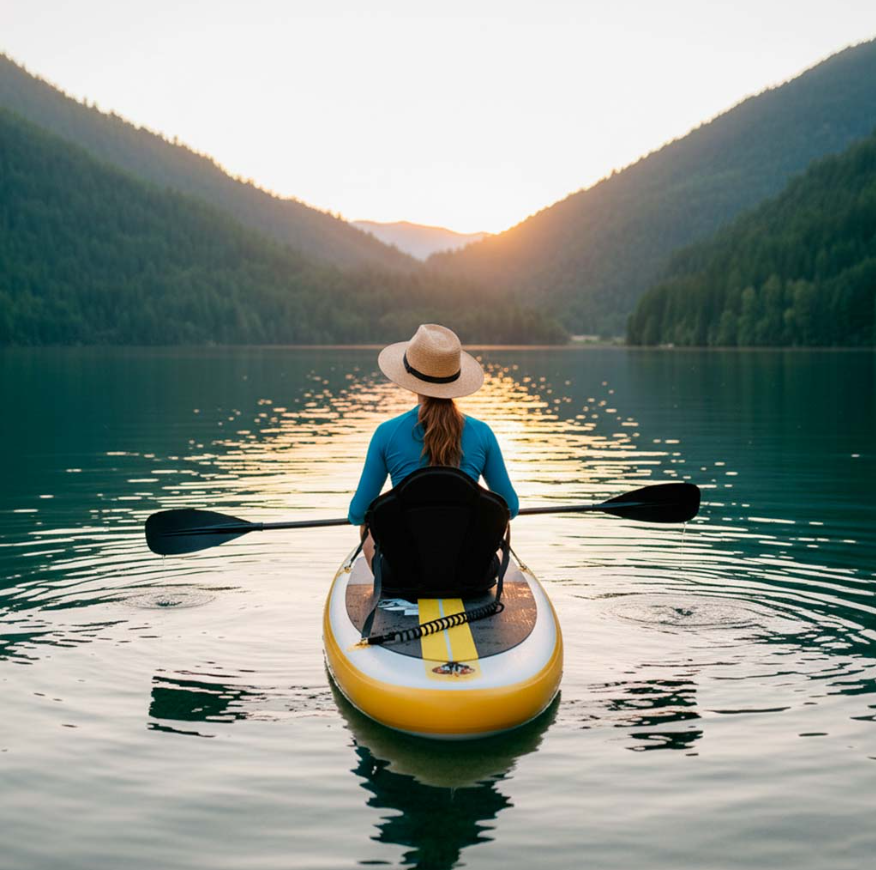 Kvalitní sedátko s opěradlem na SUP kajak-paddleboard